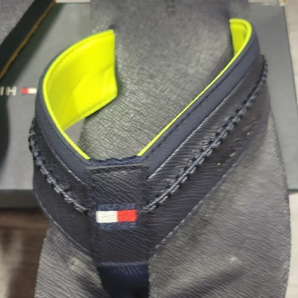 Tommy Hilfiger Dembo Mens Flip Flops- Navy